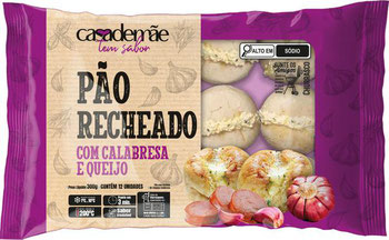 PÃO DE ALHO CASA DE MÃE 300G CALABRESA C/QUEIJO