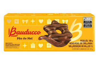 PÃO DE MEL BAUDUCCO 180G CX AO LEITE