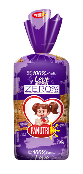 PÃO PANUTRIR 350G ZERO 12 GRÃOS