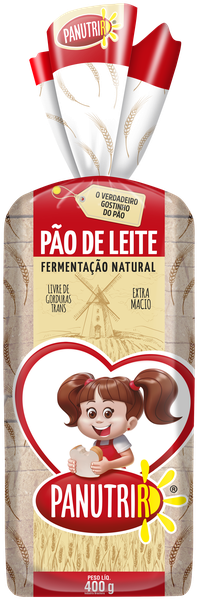 PÃO PANUTRIR 400G LEITE