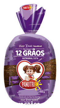 PÃO PANUTRIR 450G 12 GRÃOS
