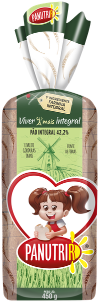 PÃO PANUTRIR 450G INTEGRAL