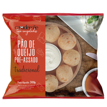 PÃO QUEIJO CASA DE MÃE 300G TRADICIONAL