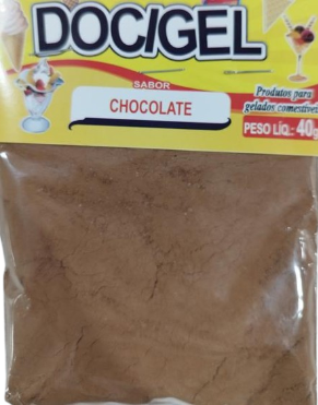 PÓ SORVETE DOCIGEL 40G CHOCOLATE