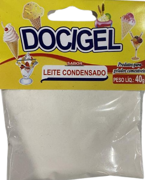PÓ SORVETE DOCIGEL 40G LEITE CONDENSADO