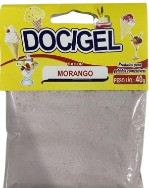 PÓ SORVETE DOCIGEL 40G MORANGO