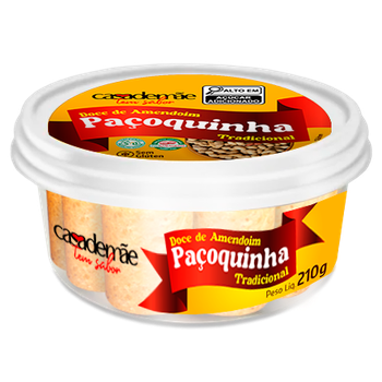 PAÇOQUINHA CASA DE MÃE 210G ROLHA TRADICIONAL