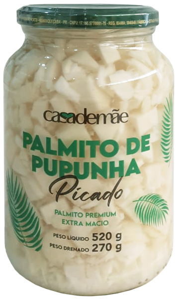 PALMITO CASA DE MÃE 270G PUPUNHA PICADO