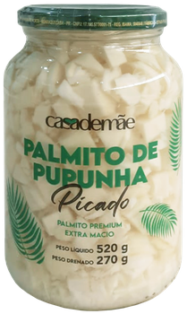 PALMITO CASA DE MÃE 270G PUPUNHA PICADO