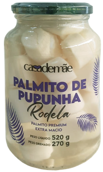 PALMITO CASA DE MÃE 270G PUPUNHA RODELA