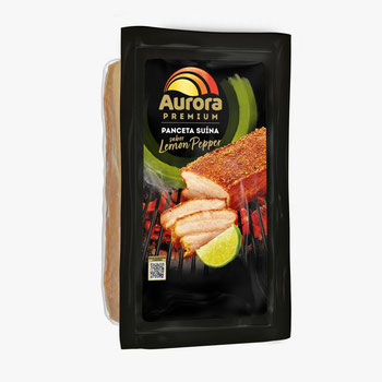 PANCETA SUINA AURORA KG LEMON PEPPER CONG.