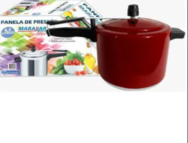 PANELA PRESSÃO MARALAR 4.5L VERMELHA