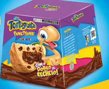 PANETTONE ARCOR 510G RECHEADO TORTUGUITA