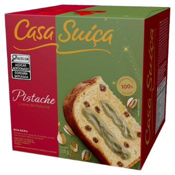PANETTONE CASA SUIÇA 500G PISTACHE