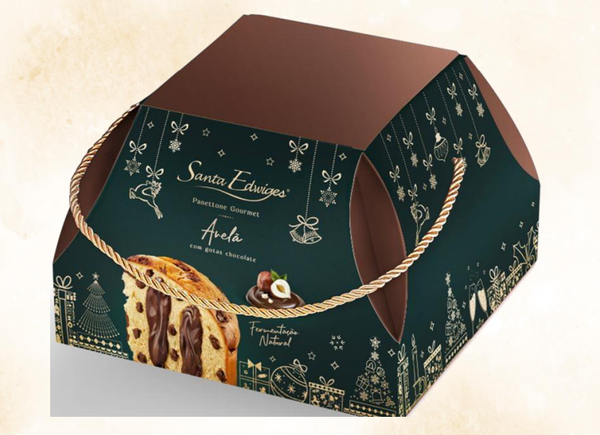 PANETTONE SANTA EDWIGES 800G PREMIUM CREME AVELÃ