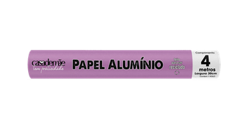 PAPEL ALUMÍNIO CASA DE MÃE 30CMX4M