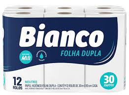 PAPEL HIGIENICO BIANCO FD 30M C/12 NEUTRO