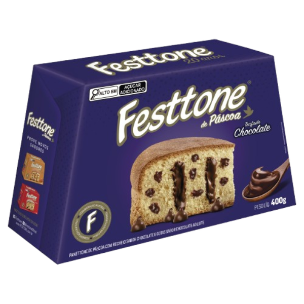 PASCOATTONE FESTTONE 400G TRUFADO CHOCOLATE