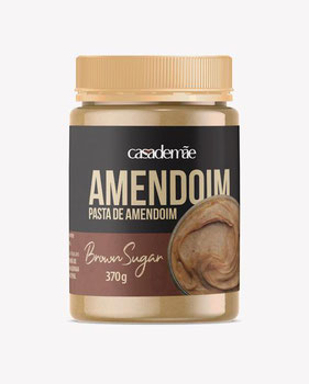 PASTA DE AMENDOIM CASA DE MÃE 370G BROWN SUGAR