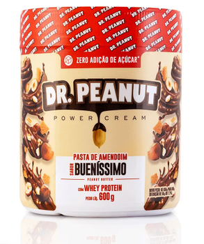 PASTA DE AMENDOIM DR PEANUT 600G BUENISSIMO