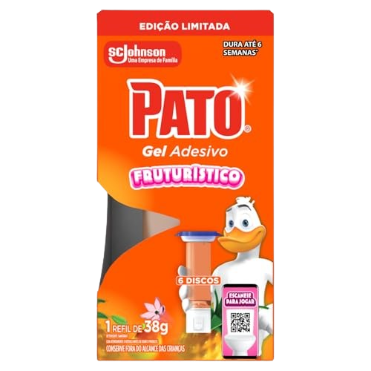 PATO GEL ADESIVO REFIL 38G FRUTURISTICO