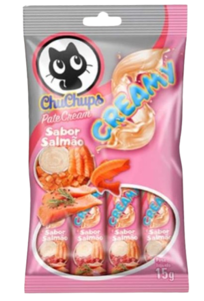 PETISCOS CREAMY 60G C/4  SALMÃO