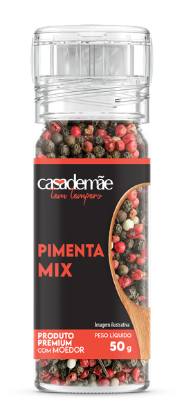 PIMENTA CASA DE MÃE 50G C/MOEDOR MIX