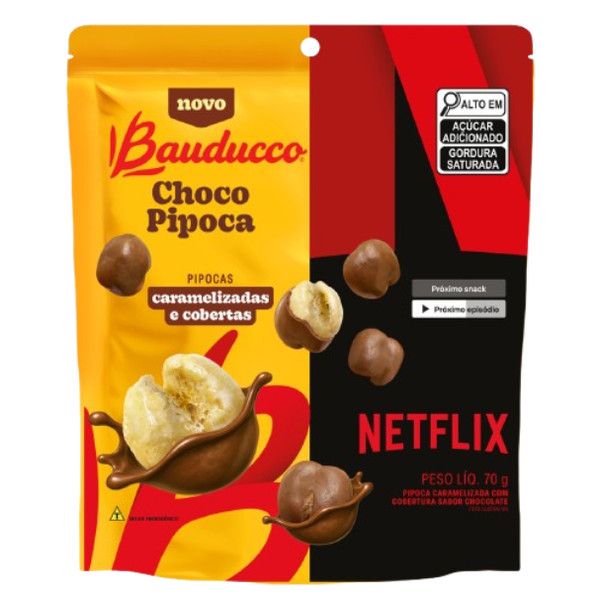 PIPOCA BAUDUCCO NETFLIX 70G CHOCO