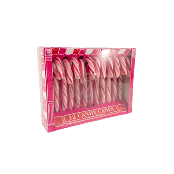 PIRULITO FUN 144G C/12 CANDY CANES PINK