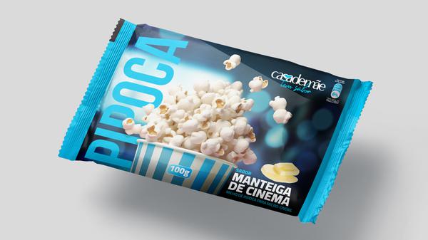 POP CORN CASA DE MÃE 100G MANTEIGA CINEMA