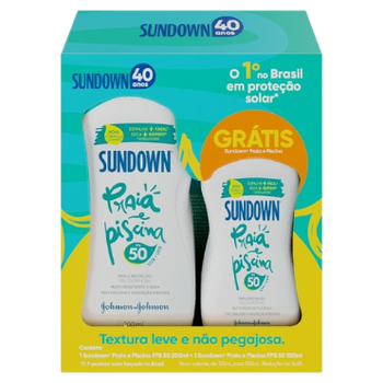 PROTETOR SOLAR SUNDOWN FPS 50 200ML GTS FPS50 100ML