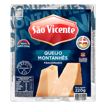 QUEIJO MONTANHES SÃO VICENTE KG FORMA FRACIONADO