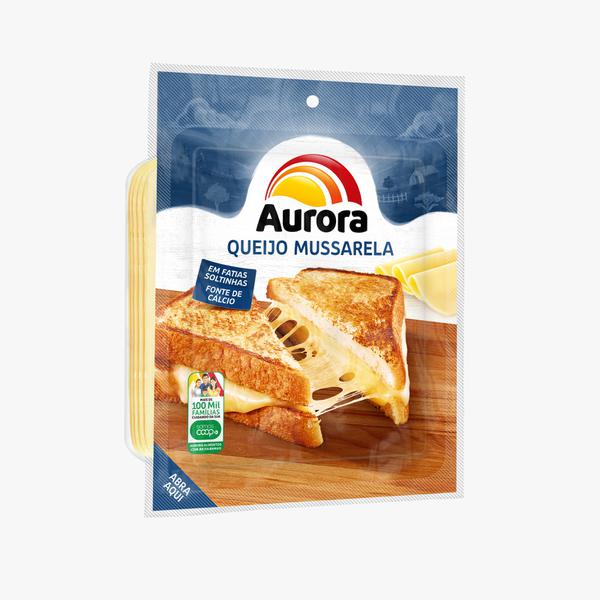 QUEIJO MUSSARELA AURORA 150G FATIADA