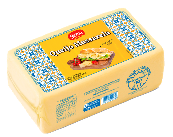QUEIJO MUSSARELA YEMA KG PEDAÇO