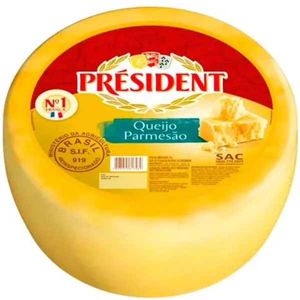 QUEIJO PARMESÃO PRESIDENT KG PEÇA