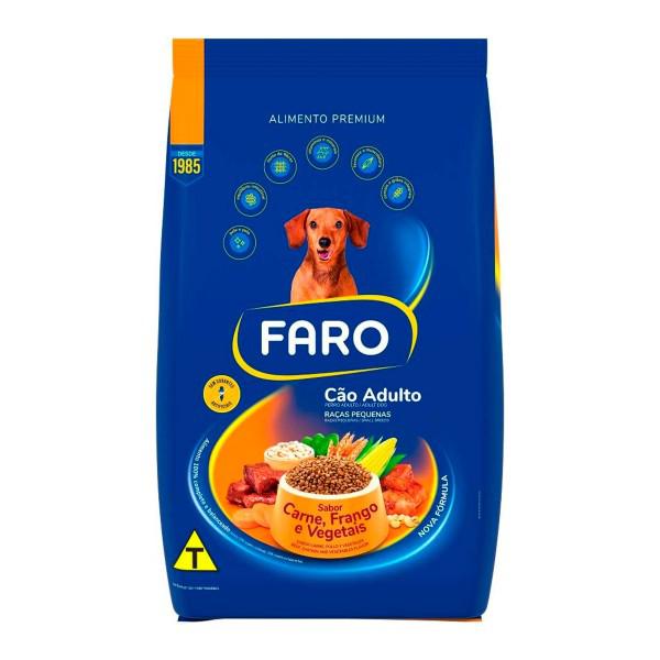 RAÇÃO FARO 900G CÃO ADULTO RAÇAS MÉDIA/PEQUENA