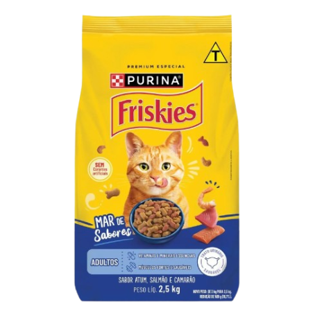 RAÇÃO FRISKIES 850G MAR DE SABORES