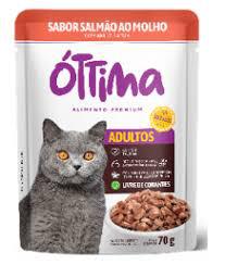 RAÇÃO OTTIMA 70G SC GATO SALMÃO