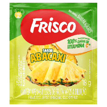 REFRESCO EM PÓ FRISCO 18G ABACAXI