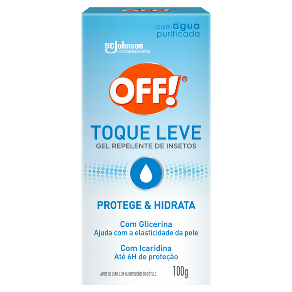 REPELENTE OFF 100G TOQUE LEVE GEL PROTEGE & HIDRATA