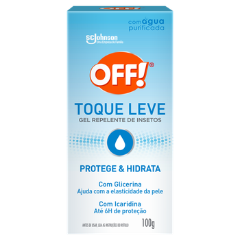 REPELENTE OFF 100G TOQUE LEVE GEL PROTEGE & HIDRATA