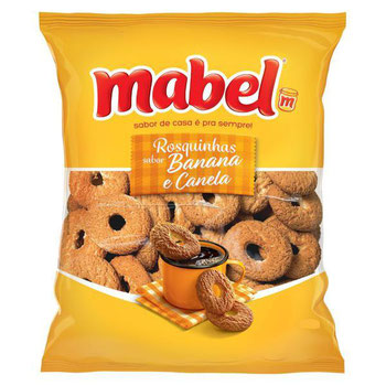 ROSQUINHA MABEL 300G BANANA C/CANELA