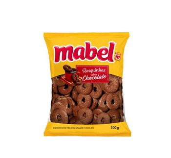 ROSQUINHA MABEL 300G CHOCOLATE