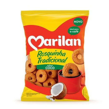 ROSQUINHA MARILAN 500G COCO