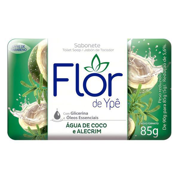 SABONETE FLOR DE YPÊ 85G SUAVE ÁGUA COCO/ALECRIM