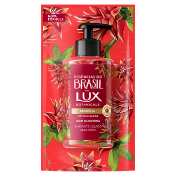 SABONETE LÍQUIDO LUX 240ML REFIL BROMELIA