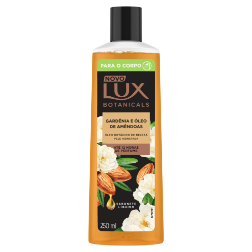 SABONETE LíQUIDO LUX 250ML ÓLEO AMÊNDOAS