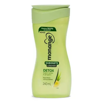 SABONETE LÍQUIDO MONANGE 240ML DETOX