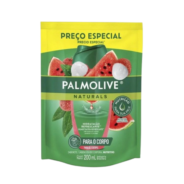 SABONETE LÍQUIDO PALMOLIVE 200ML SC MELANCIA/LICHIA