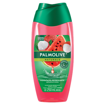 SABONETE LIQUIDO PALMOLIVE NATURALS 250ML MELANCIA/LICHIA